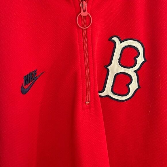 Nike Cooperstown Collection CarltonFisk 1/4 zip Jersey. Size XL Redox - Picture 6 of 11